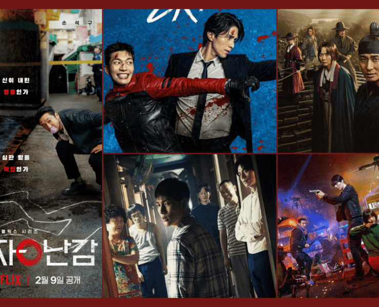 Unleash the Thrills: Top Action-Packed KDramas to Binge Now: A Killer Paradox, Bad And Crazy, Kingdom, Strangers From Hell, A Shop For Killers
