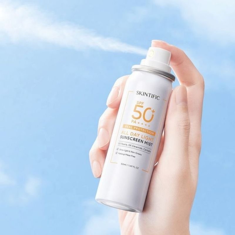 Skintific All Day Light Sunscreen Mist