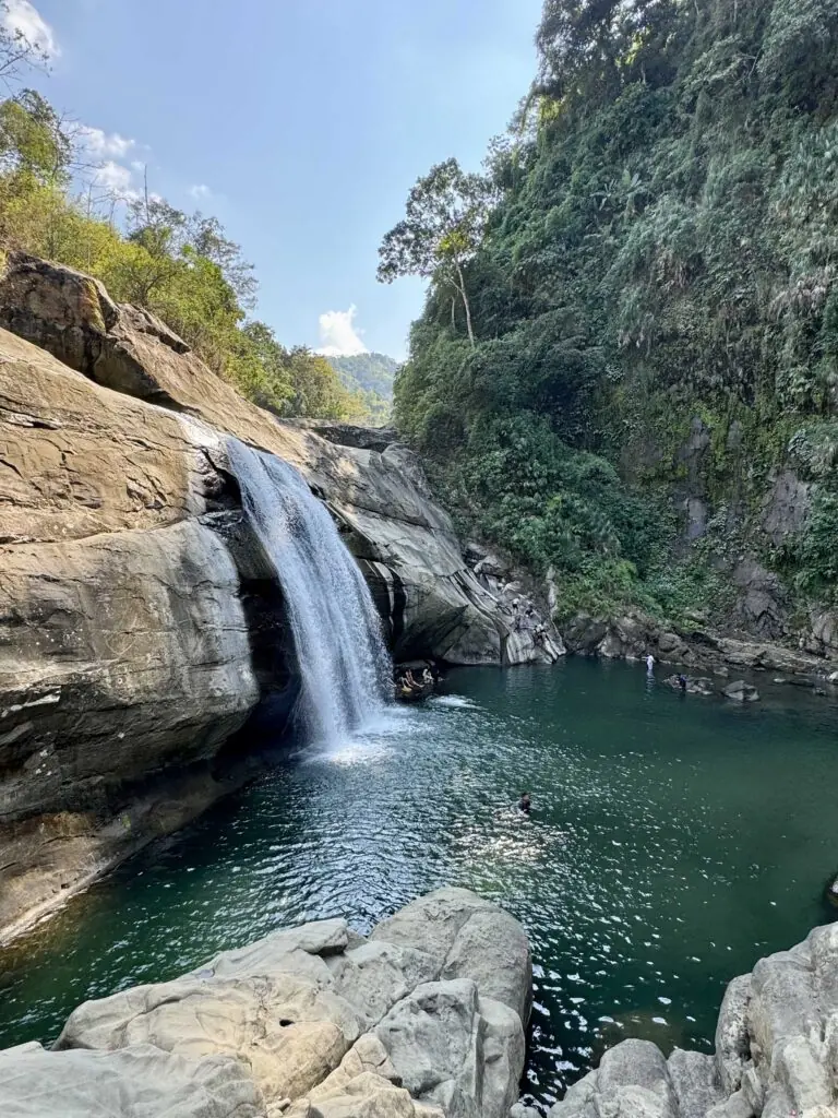 Tangadan falls of San Gabriel, La Union.