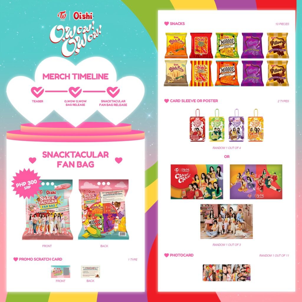 TWICE Snacktacular Fan Bag