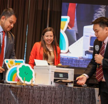The Canon Marketing Philippines team highlighted key features of the MegaTank and MAXIFY printers, demonstrating their benefits for student use.
