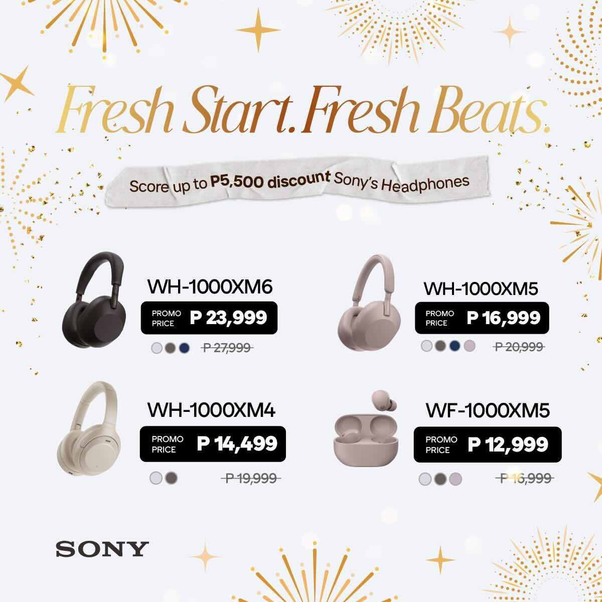 A new year calls for a fresh start–and the perfect soundtrack to match. Sony Philippines welcomes 2026 with “Fresh Start. Fresh Beats.”