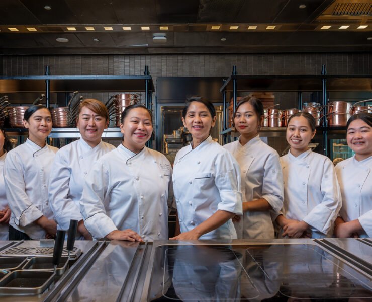 A delicious International Women’s Month dinner awaits as Chef January Belardo and her team prepare an indulgent nine-course meal for diners.