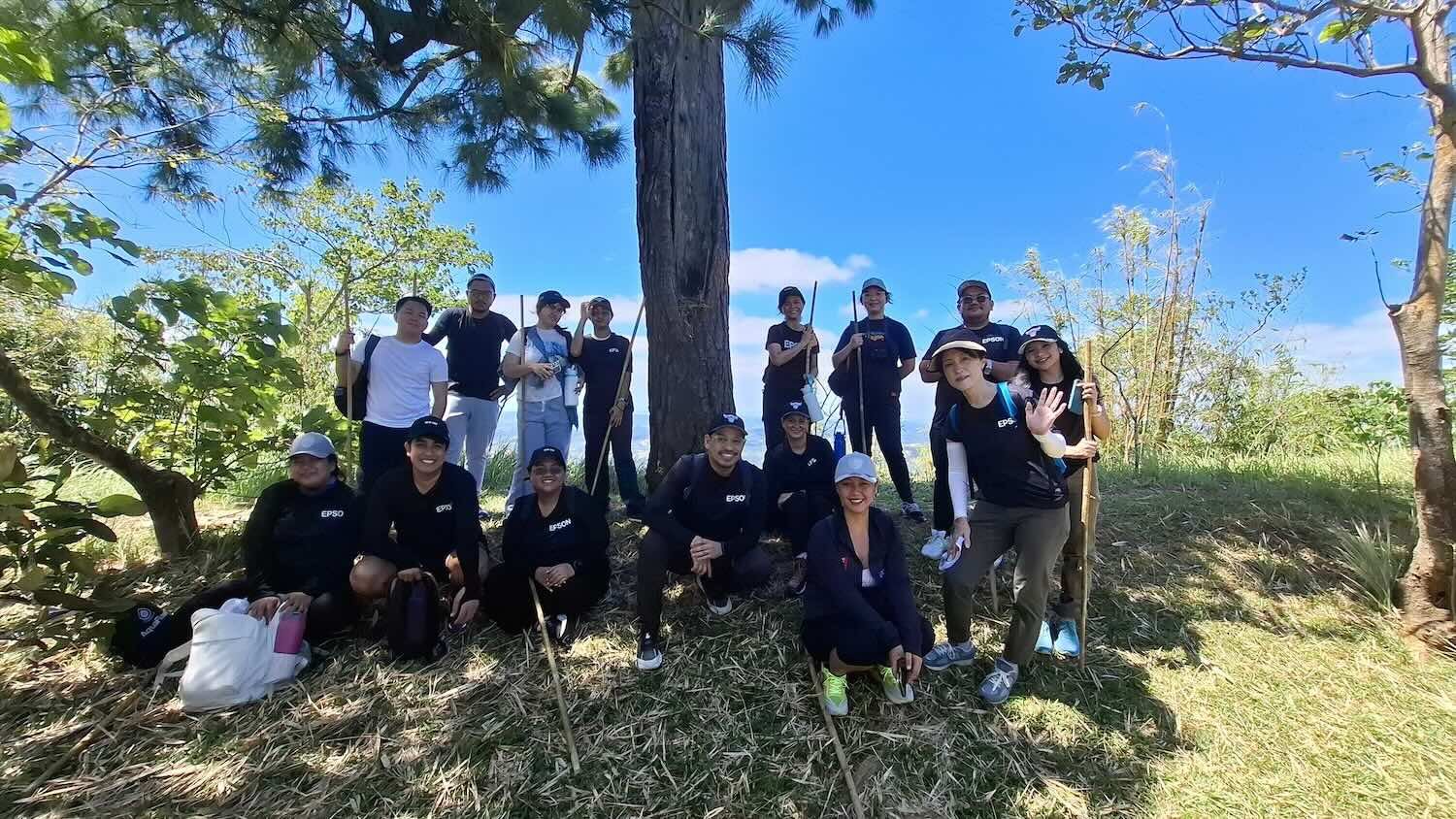 Epson Philippines Corporation (EPC) recently took part in guided tree nurturing activities along the Legacy Trail a