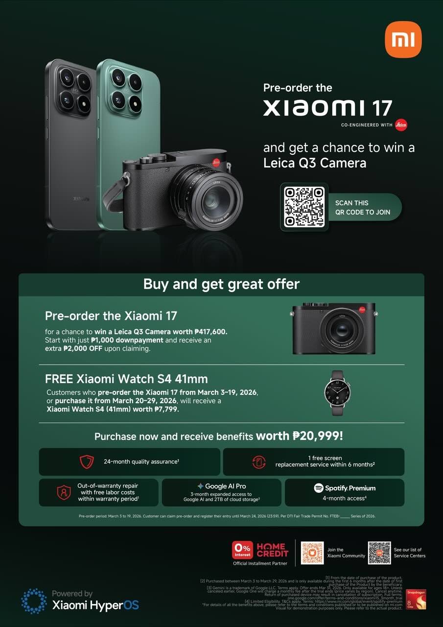 Xiaomi continues to change the mobile game with the highly anticipated reveal today of the all-new Xiaomi 17 Series in the Philippines. 