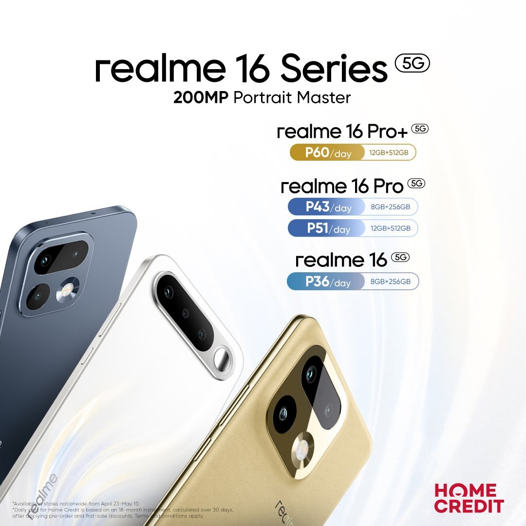 realme Philippines is offering its latest realme 16 Series 5G for first-selling bundled with exclusive perks worth up to PHP 4,498.