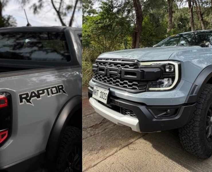 The Ranger Raptor has a presence that’s impossible to ignore. From the outside, it looks bulky, gnarly, and confident on the road.