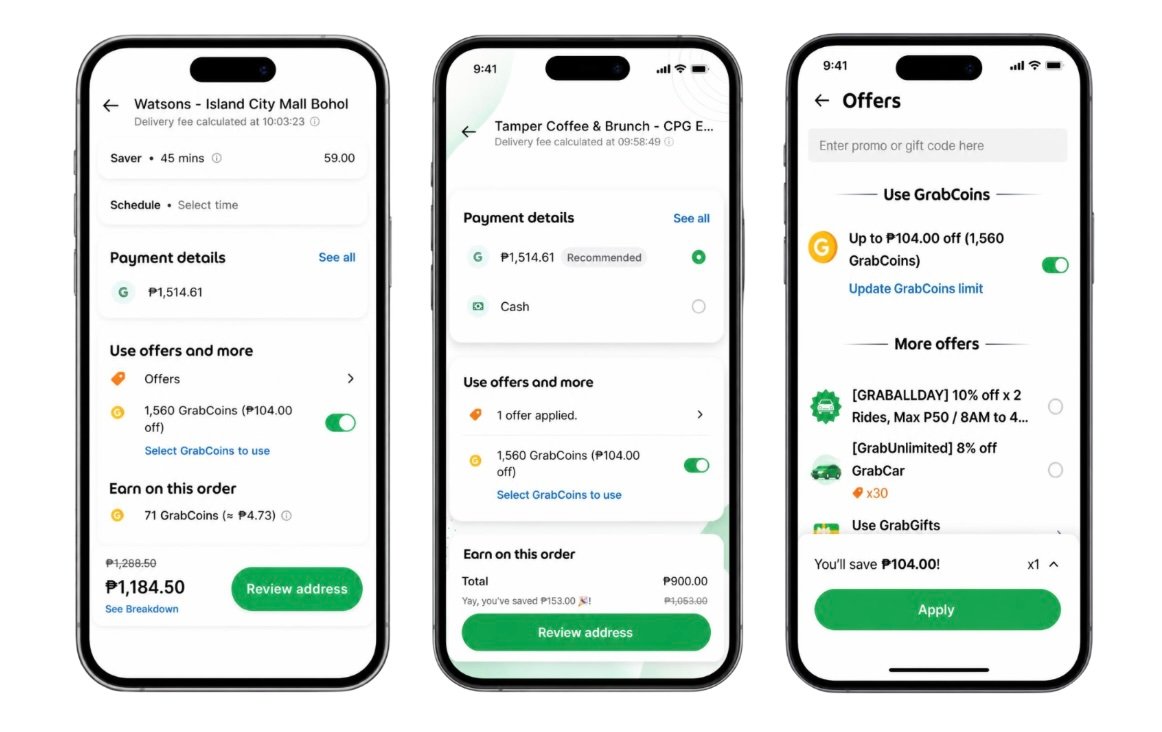 Grab Philippines is giving users more ways to save by expanding how they can earn and redeem GrabCoins across everyday rides, food orders, grocery purchases, and cashless payments.