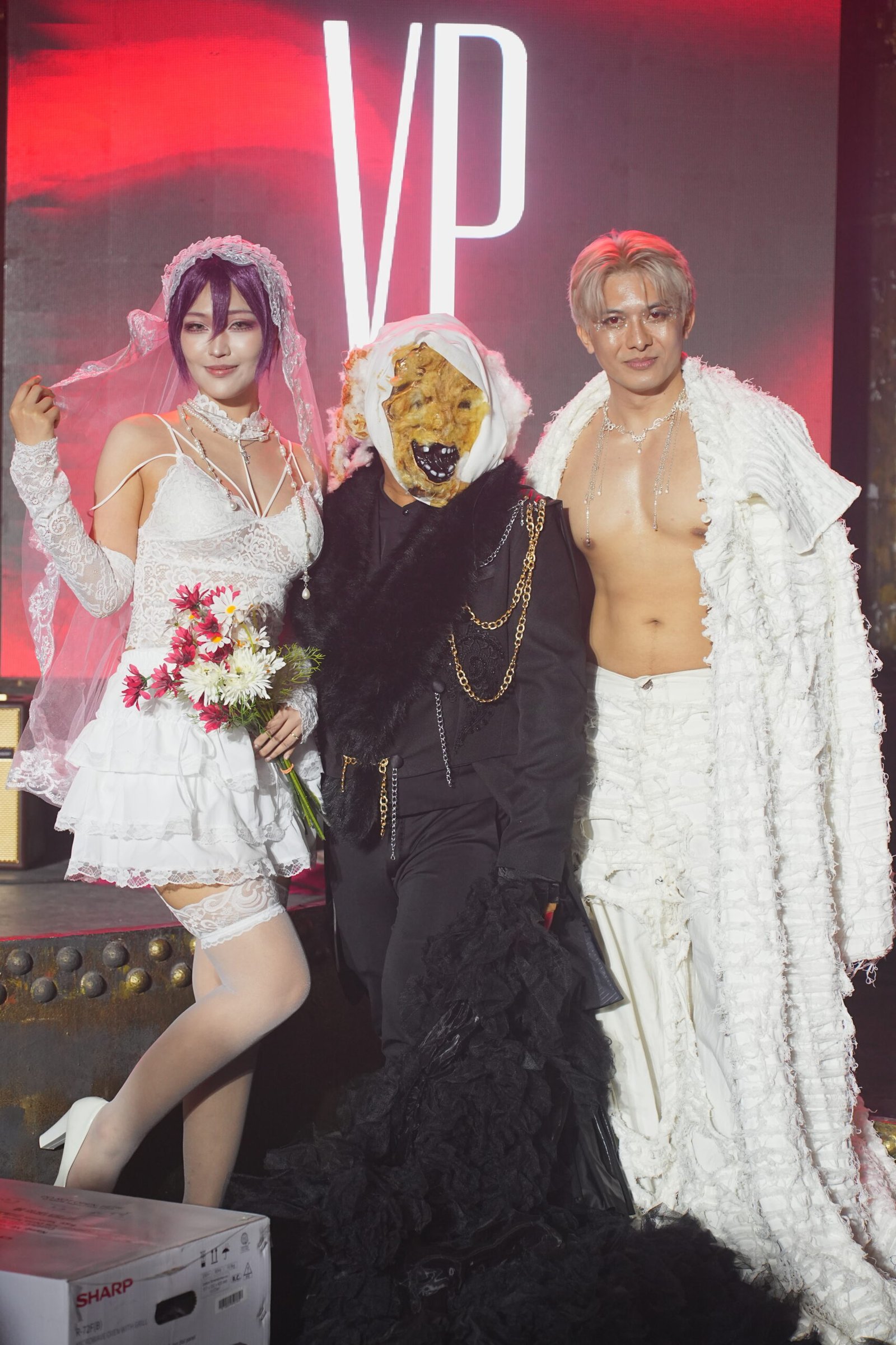 The winners of the Best Dressed and Star of the Night