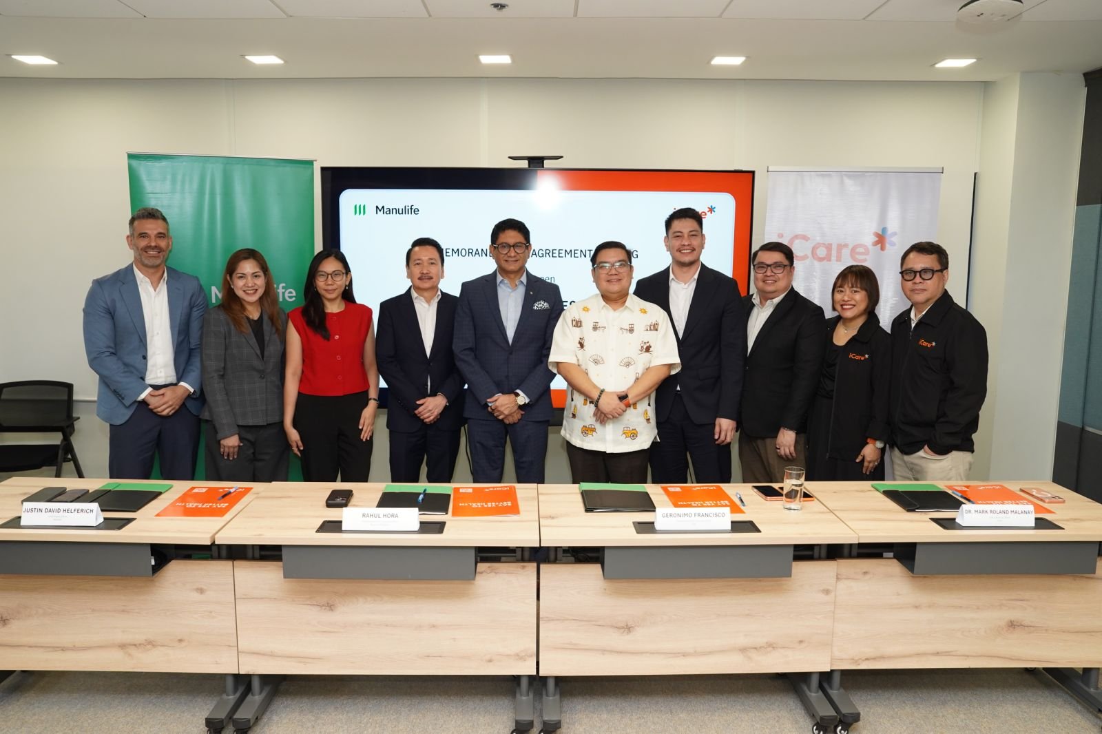 Manulife Philippines, the local arm of leading international financial services provider Manulife, and iCare HMO, one of the country’s top health maintenance organizations.